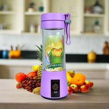 Portable Electric USB Juicer Bottle Blender Grinder Mixer 4 Blades 380 ML Mix