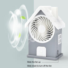 Mini Rechargeable Portable Personal Desk Fan (Battery Not Include)