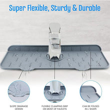 Silicone Sink Faucet Pad / Mat (1 Pc / 33x12 Cm)