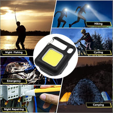 LED Battery Operated Keychain Flashlight with Folding Bracket (1 Pc)
