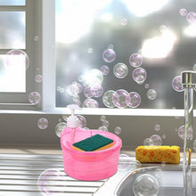 2 in 1 Double Layer Liquid Soap Dispenser with Pump and Sponge