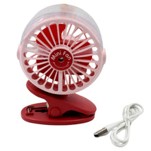 Portable Clip-on Fan, Battery Operated, With Light & Spray, Small Yet Powerful USB Table Fan, 3-Speed Quiet Rechargeable Mini Desk Fan, 360° Rotation, Personal Cooling Fan for Home, Office, Camping
