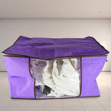 Clothing storage bag zipper, non-woven storage bag storing the clothes and sarees