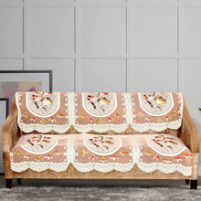 Elegant Floral Sofa Protector Runner - (Set / 132x28 Inch)