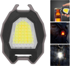 Triangular Camping Flashlight with Lighter – 6 Modes, 3 Colors, Waterproof