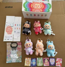 Plush Toy Cartoon Keychain with Hook Assorted Colorful Animal Design  1 Pc