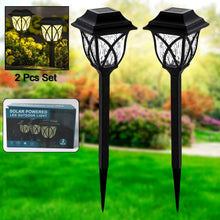 Solar Garden Lights LED Outdoor Stake Spotlight Fixture Garden Light (Pack of 2pc )