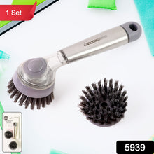 Cleaning Brushes Set – Scrub Brush, Bathroom Brush, Long Handle Pot Washing Brush